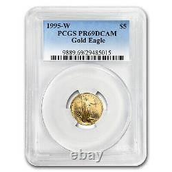 1/10 oz Proof Gold American Eagle PR-69 PCGS (Random Year) SKU #83518