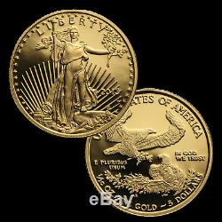 1/10 oz Proof Gold American Eagle (Random Year, Capsule Only) SKU #35500