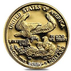 1/10 oz Proof Gold American Eagle (Random Year, withBox & COA)