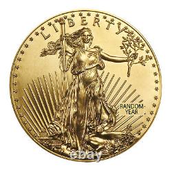 1/2 Ounce Gold American Eagle $25 BU Random Date