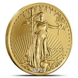 1/2 oz American Gold Eagle Coin (Random Year)