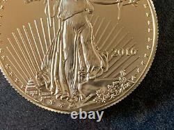 1 oz GOLD AMERICAN EAGLE $50 COIN, 2016, Very Nice