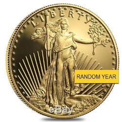 1 oz Gold American Eagle $50 Coin Proof withBox & COA (Random Year)