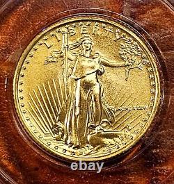 1986 1/10 oz Gold American Eagle BU in Capsule MCMLXXXVI