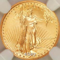 1986 $5 NGC MS70 American Gold Eagle 754021