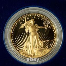 1986 $50 Gold Eagle PROOF Strike First Year of Issue in OGP Gold Coin #A310