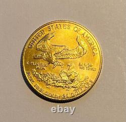 1986 Gold American Eagle 1/2 Oz. Coin MCMLXXXVI Uncirculated Perfect