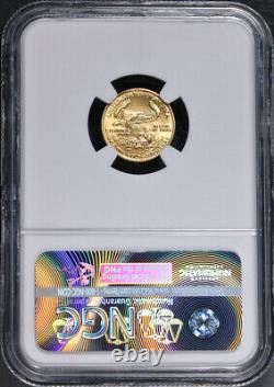 1986 Gold American Eagle $5 NGC MS70 Brown Label