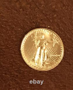 1987 1/10 oz Gold American Eagle / Liberty Coin BU