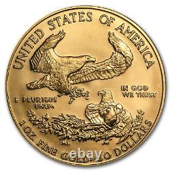 1987 1 oz Gold American Eagle BU (MCMLXXXVII) SKU #7670