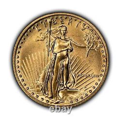 1987 G$5 1/10 oz Gold American Eagle Low Mintage BU SKU-G2793