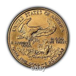 1987 G$5 1/10 oz Gold American Eagle Low Mintage BU SKU-G2793