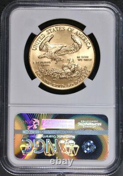 1987 Gold American Eagle $50 NGC MS70 Brown Label