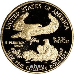 1987-P American Gold Eagle Proof 1/2 oz $25 Coin in Capsule