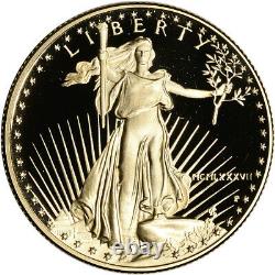 1987-P American Gold Eagle Proof (1/2 oz) $25 in OGP