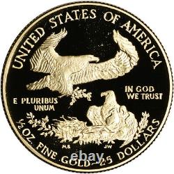 1987-P American Gold Eagle Proof (1/2 oz) $25 in OGP