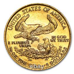 1988 1/10 oz Gold American Eagle BU (MCMLXXXVIII) SKU #4697