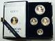 1988 American Eagle Gold Proof 4 Coin Set Age In Box With Coa Roman Numerals