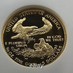1988-P American Gold Eagle Proof 1/10 oz $5 NGC PF70 UCAM