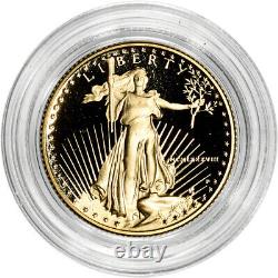 1988-P American Gold Eagle Proof 1/4 oz $10 Coin in Capsule