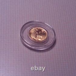 1988-P GEM In Capsule $5 Gold 1/10 Oz. American Eagle Gold Bullion Coin