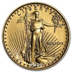 1989 1/10 oz Gold American Eagle BU (MCMLXXXIX) SKU #4698