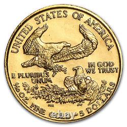 1989 1/10 oz Gold American Eagle BU (MCMLXXXIX) SKU #4698