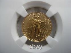 1989 $5 American Gold Eagle 1/10 oz NGC MS 70