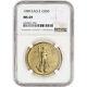 1989 American Gold Eagle (1 Oz) $50 Ngc Ms69