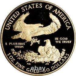 1989-W American Gold Eagle Proof 1 oz $50 in OGP