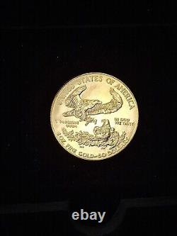 1990 $50 Gold American Double Eagle 1 OUNCE HARD DATE ROMAN NUMERALS