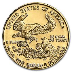 1991 1/10 oz Gold American Eagle BU (MCMXCI) SKU #4700