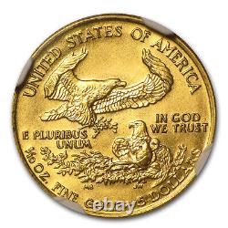 1991 1/10 oz Gold American Eagle MS-69 NGC SKU #15759