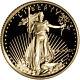 1991-p American Gold Eagle Proof 1/4 Oz $10 Coin In Capsule