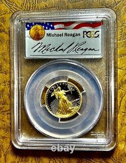 1991 P Proof $10 Gold Eagle Pcgs Reagan Pr69 Gaudens Design # Aks Stock # Nkh