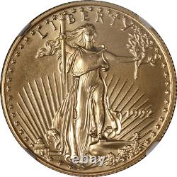 1992 Gold American Eagle $25 NGC MS70
