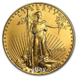 1993 1 oz Gold American Eagle BU SKU #7673