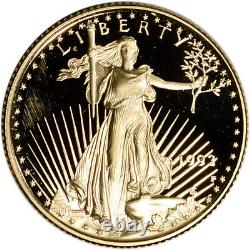 1993-P American Gold Eagle Proof (1/4 oz) $10 in OGP