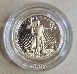 1994 $5 AMERICAN EAGLE 1/10 OUNCE GOLD COIN GEM PROOF In Airtight