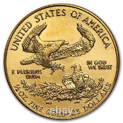 1995 1/2 oz Gold American Eagle BU SKU #4727