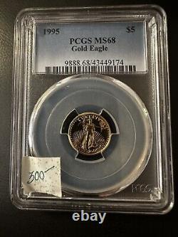 1995 $5 Gold American Eagle PCGS MS68 Certification 43449174