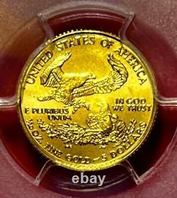 1995 $5 Gold Eagle PCGS MS69 Reagan POP 37 Gaudens Design Nice # IIG KSH