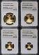 1995 Gold American Eagle 4 Coin Proof Set Ngc Pf70 Ultra Cameo Brown Label Stock
