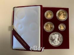 1995 United States Mint 10th Anniversary Gold Bullion Proof Set