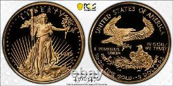 1995-W American Eagle 10th Anniversary Gold Silver Proof Set ALL PCGS PR 69 DCAM