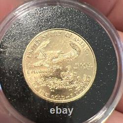 1996 1/10 oz American Gold Eagle BU GEM Actual Coin! Rev Looks PL