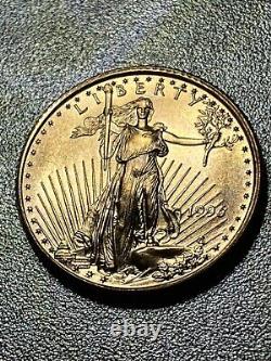 1996 1/10 oz Gold American Eagle, $5, UNC
