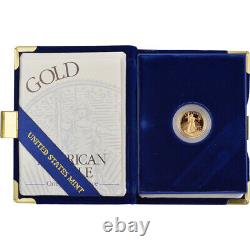 1996-W American Gold Eagle Proof (1/10 oz) $5 in OGP
