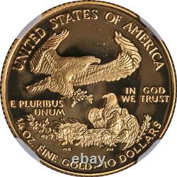 1996-W Gold American Eagle $10 NGC PF70 Ultra Cameo Brown Label STOCK