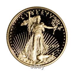 1997-W American Gold Eagle Proof (1/10 oz) $5 in OGP
